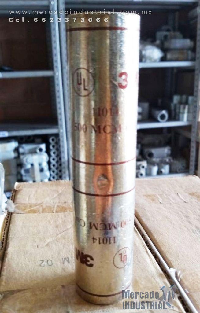 Conector de compresión de cobre de alto y bajo voltaje calibre 500 MCM marca SCOTCHLOK - imagen 1