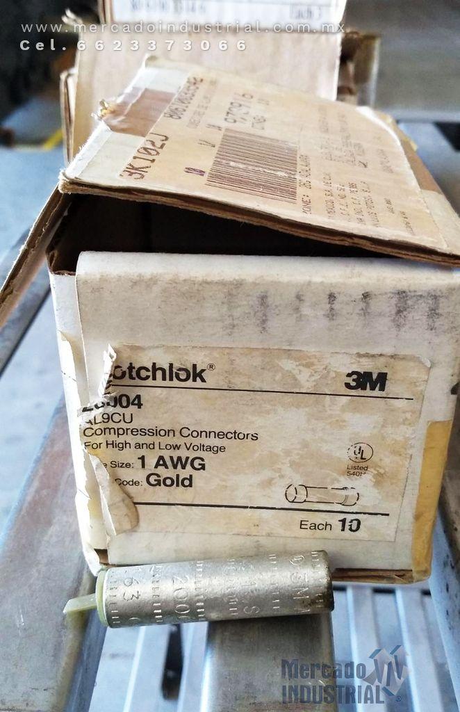 Conector de compresión de alto y bajo voltaje calibre 1 AWG marca SCOTCHLOK - imagen 1