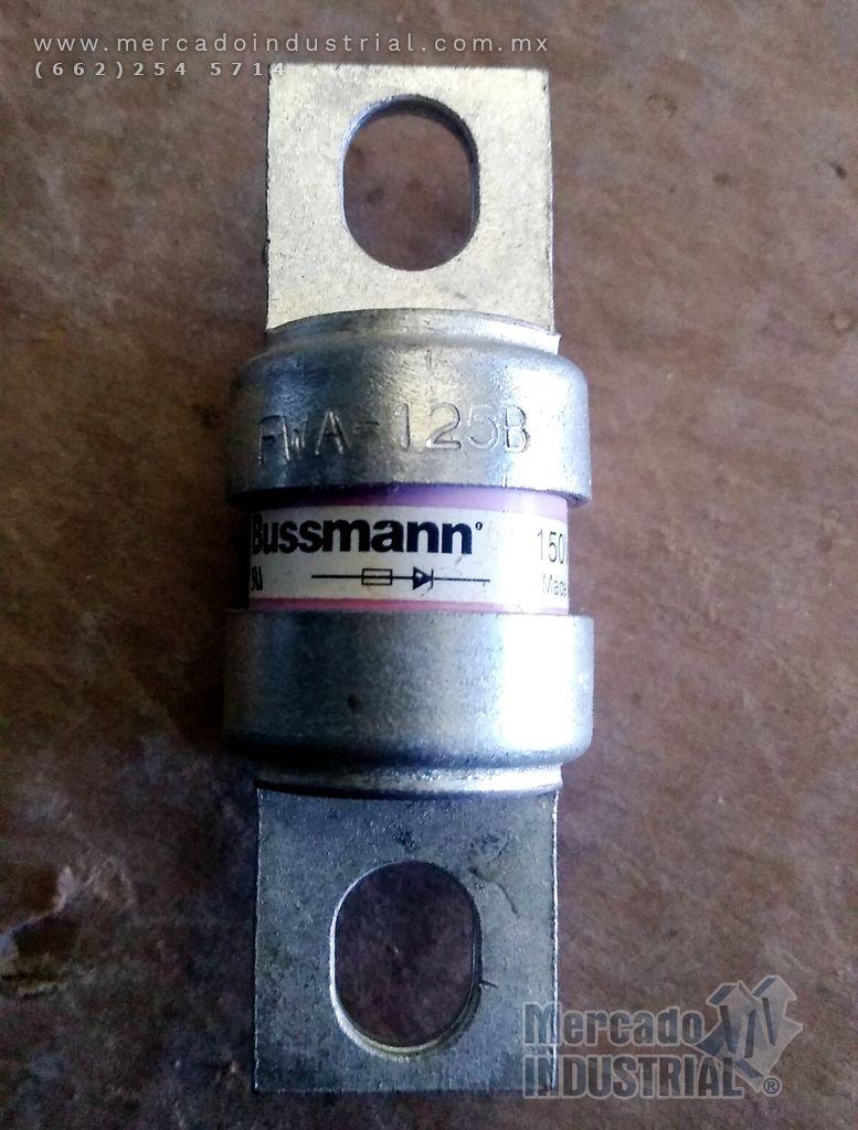 Fusible 125 AMP 150V modelo FWA-125B marca Bussmann - imagen 1