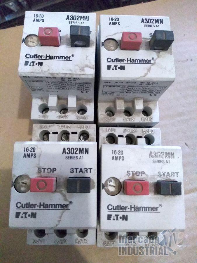 Relé de sobrecarga 20 AMP modelo A302MN marca Cutler Hammer - imagen 1