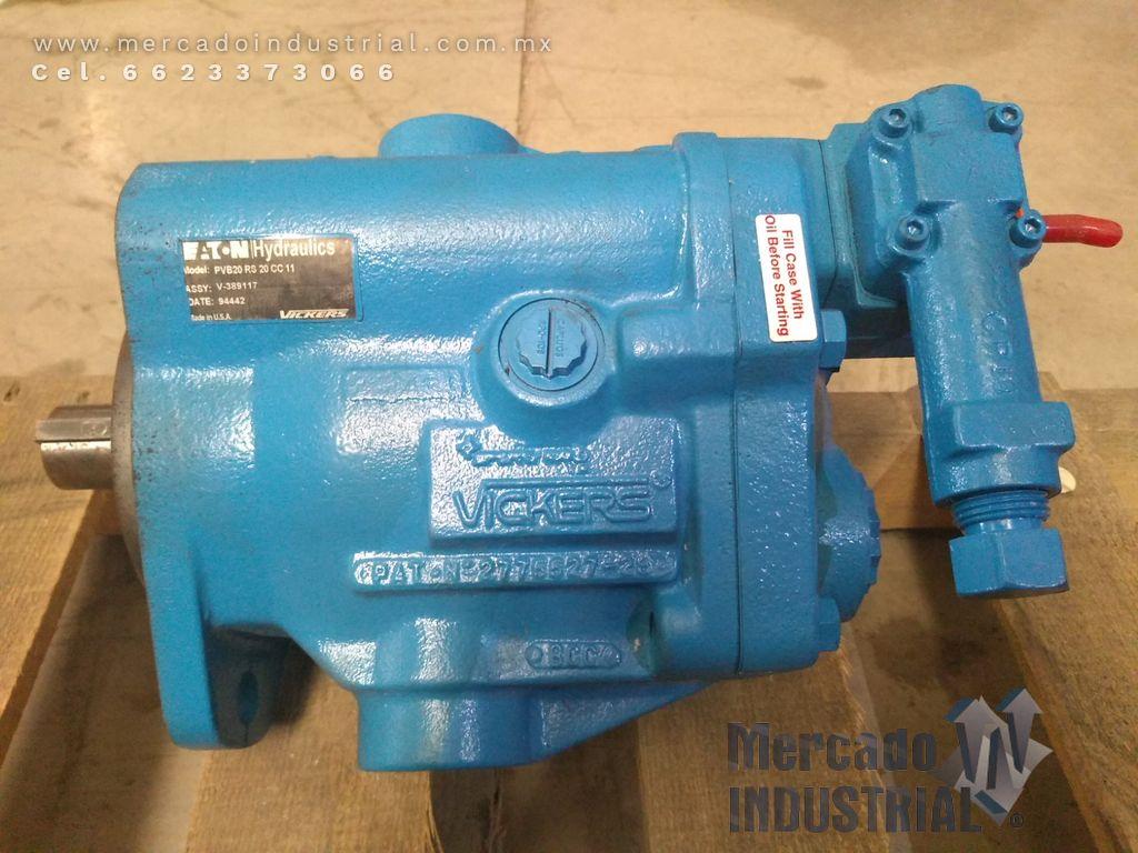 Bomba hidráulica vickers 20 GPM 3000 PSI modelo PVB20RS20CC11 marca Eaton - imagen 1