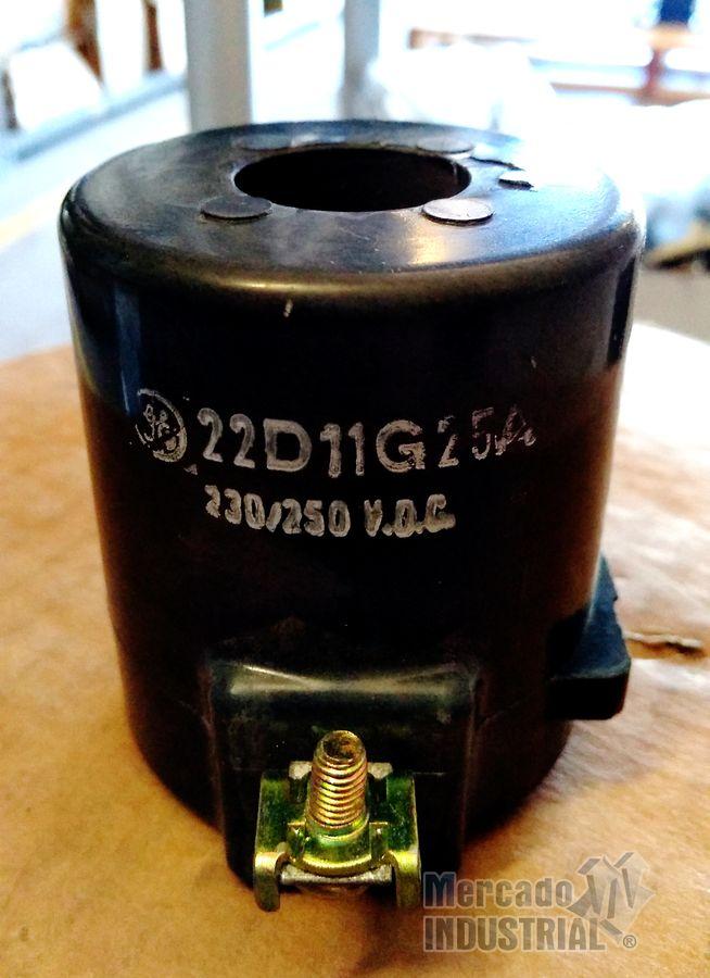 Bobina contactor 25 AMP 230/250VDC modelo 22D11G25A marca General Electric - imagen 1