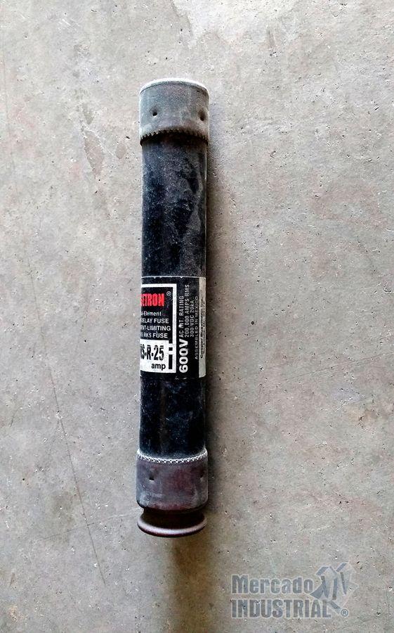 Fusible 25 AMP 600 V modelo FRS-R-25 marca Bussman - imagen 1