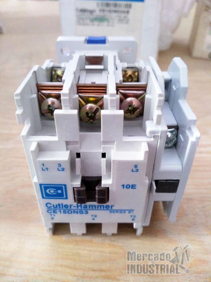 Contactor magnético 18 Amp 3 Polos CE15DNS3 marca Cutler-Hammer - imagen 1