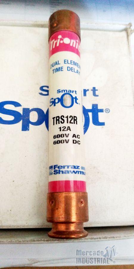 Fusible 12 AMP 600V modelo TRS12R marca Ferraz Shawmut - imagen 1