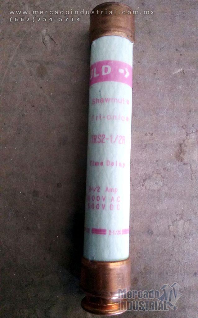 Fusible 2-1/2 AMP 600V modelo TRS2-1/2R marca Gould Shawmut - imagen 1