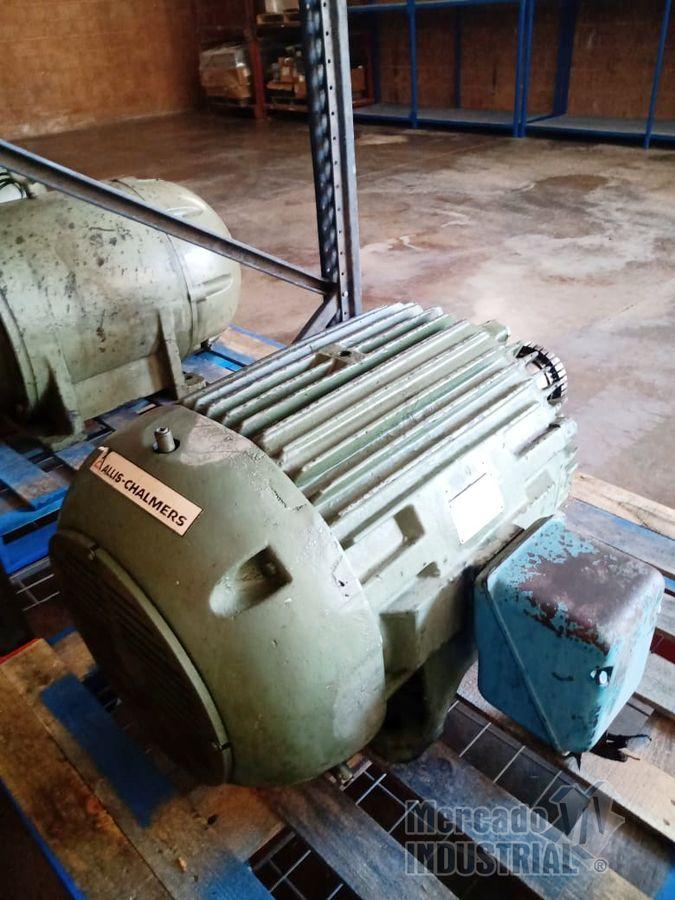 Motor eléctrico 60 HP 6 polos 1170 RPM marca Allis Chalmers - imagen 1