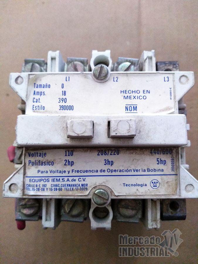 Arrancador 5 HP 18 AMP modelo 390 marca IEM - imagen 1