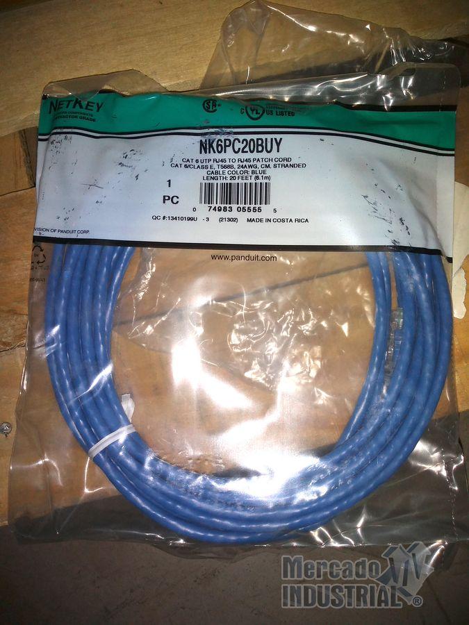 Cable de parcheo UTP modelo NK6PC20BUY marca Panduit - imagen 1