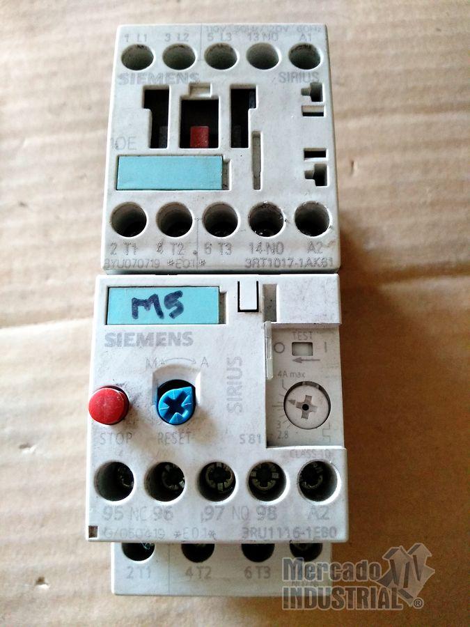 Contactor 7 AMP 240 V modelo 3RU1116-1EB0 marca Siemens - imagen 1