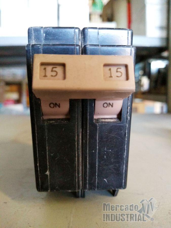 Interruptor 15 AMP 2 Polos 120/240 V modelo CH215 marca Eaton - imagen 1