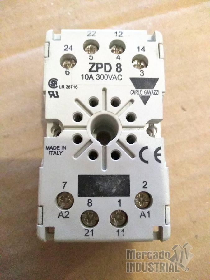 Relé 10 AMP modelo ZPD 8 marca CARLO GAVAZZI - imagen 1