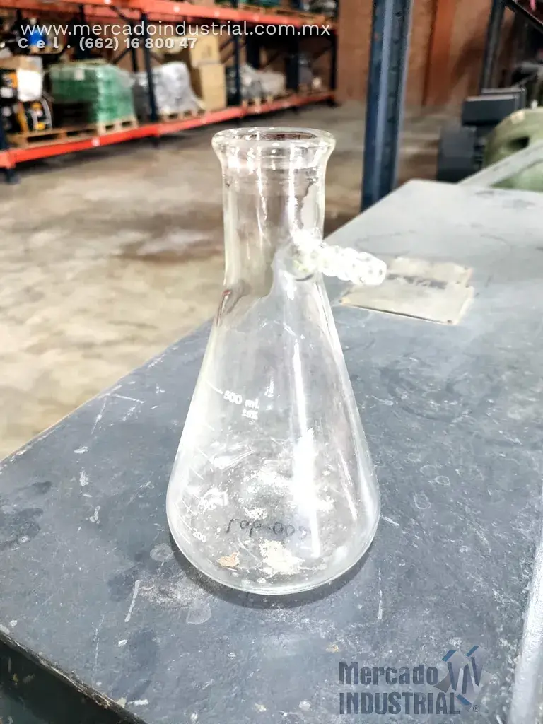 Matraz Kitasato de vidrio 500 ml tipo 5340 marca Pyrex - imagen 1