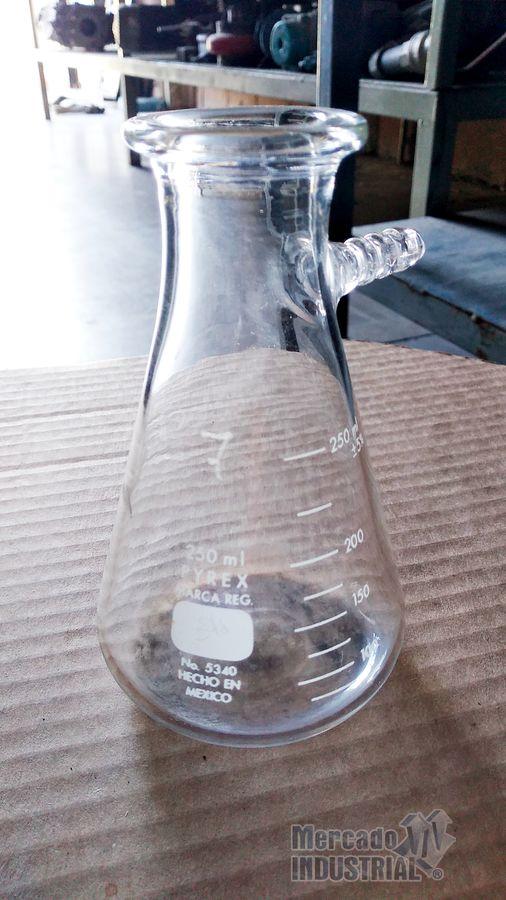 Matraz kitasato de vidrio 250 ml tipo 5340 marca Pyrex - imagen 1
