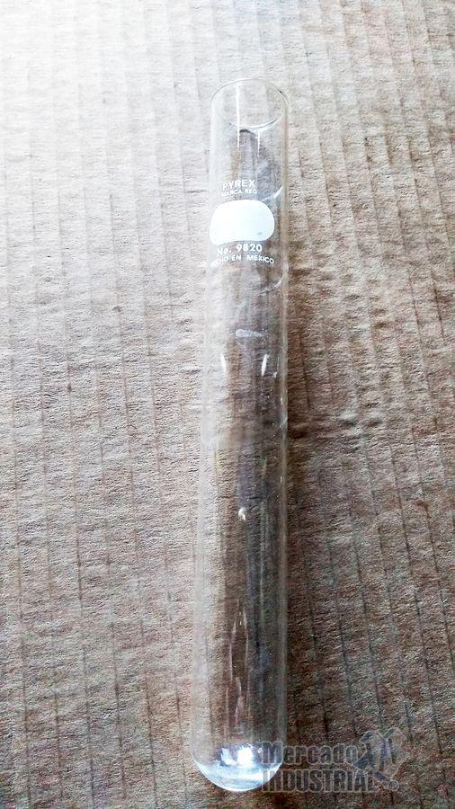 Tubo de ensayo mediano de vidrio tipo 9820 marca Pyrex - imagen 1