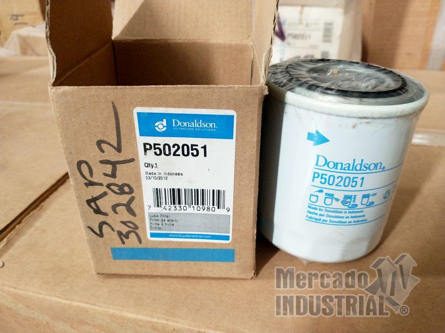 Filtro de lubricante flujo pleno enroscable modelo P502051 marca Donaldson - imagen 1