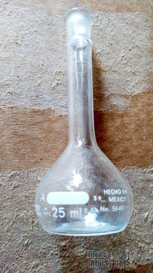 Matraz volumétrico de vidrio 25 ml tipo 5640 marca Pyrex - imagen 1