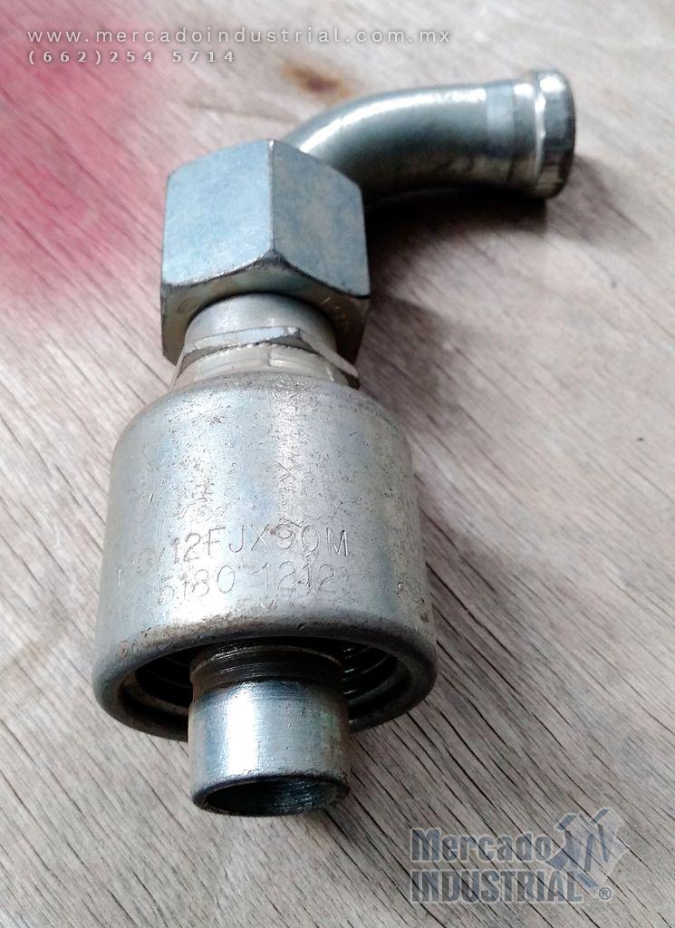 Conexión para manguera hidráulica 90° 12G-12FFORX - imagen 1