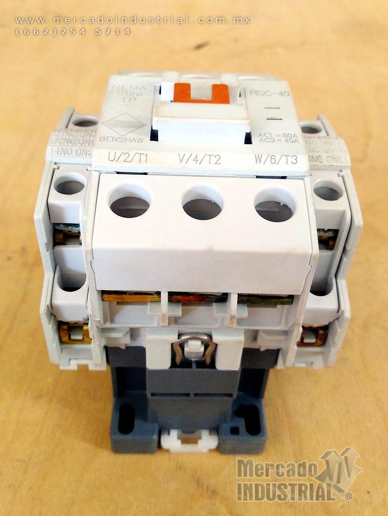 Contactor magnético RSC-40 marca Benshaw - imagen 1