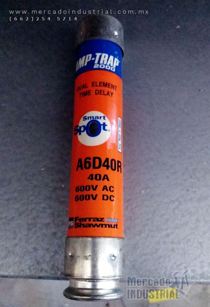 Fusible A6D40R marca AMP-TRAP - imagen 1