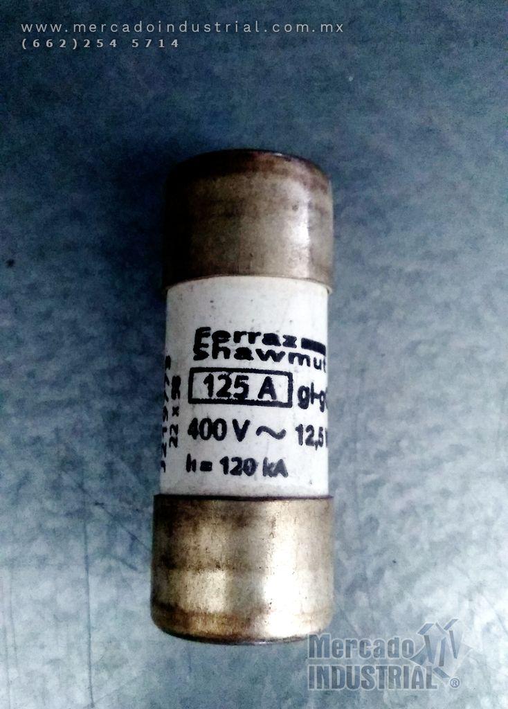 Fusible 125 AMP 400V modelo FR22GG40V125 marca Ferraz Shawmut - imagen 1