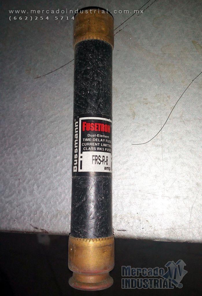 Fusible 8 AMP 600V modelo FRS-R-8 marca Bussmann - imagen 1
