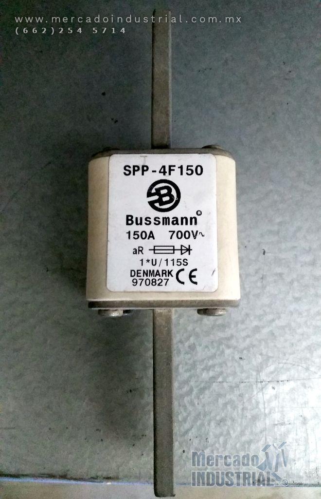 Fusible 150 AMP 700V modelo SPP-4F150 marca Bussman - imagen 1
