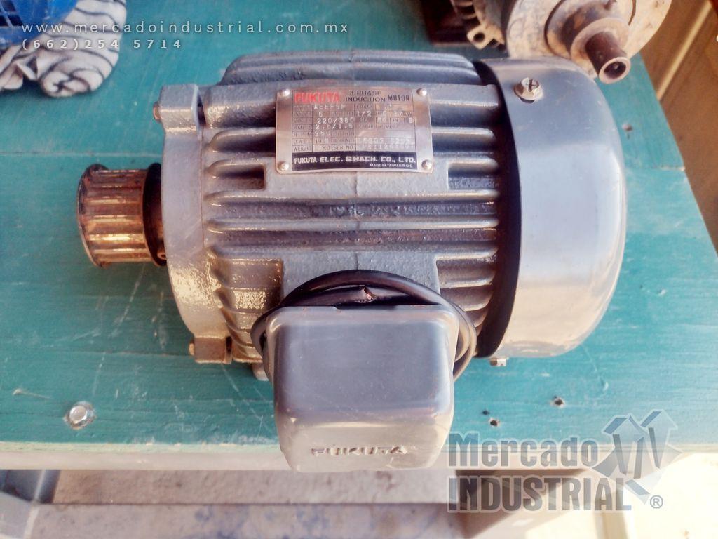 Motor eléctrico 1/2 HP 8 Polos 950 RPM Frame 71 marca Fukuta - imagen 1
