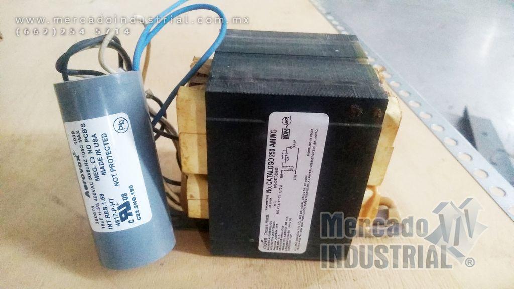 Balastro autoregulador para lámpara 250 AMWG marca Cooper - imagen 1