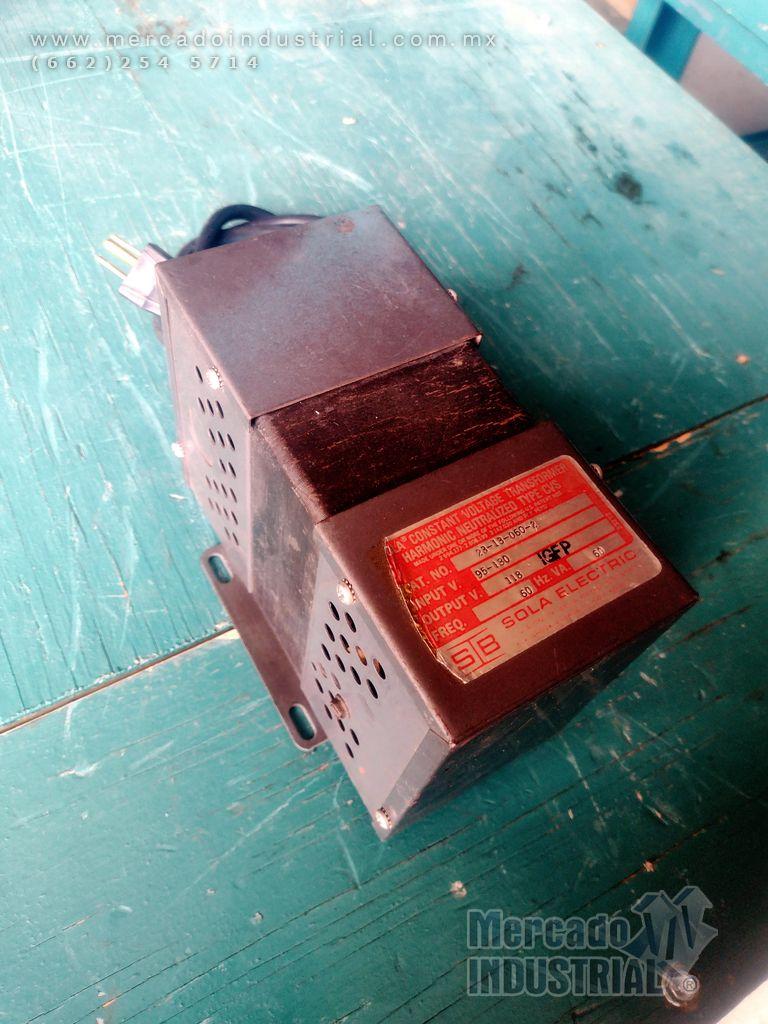 Transformador de voltaje constante 60VA modelo 23-13-060-2 marca Sola Electric - imagen 1