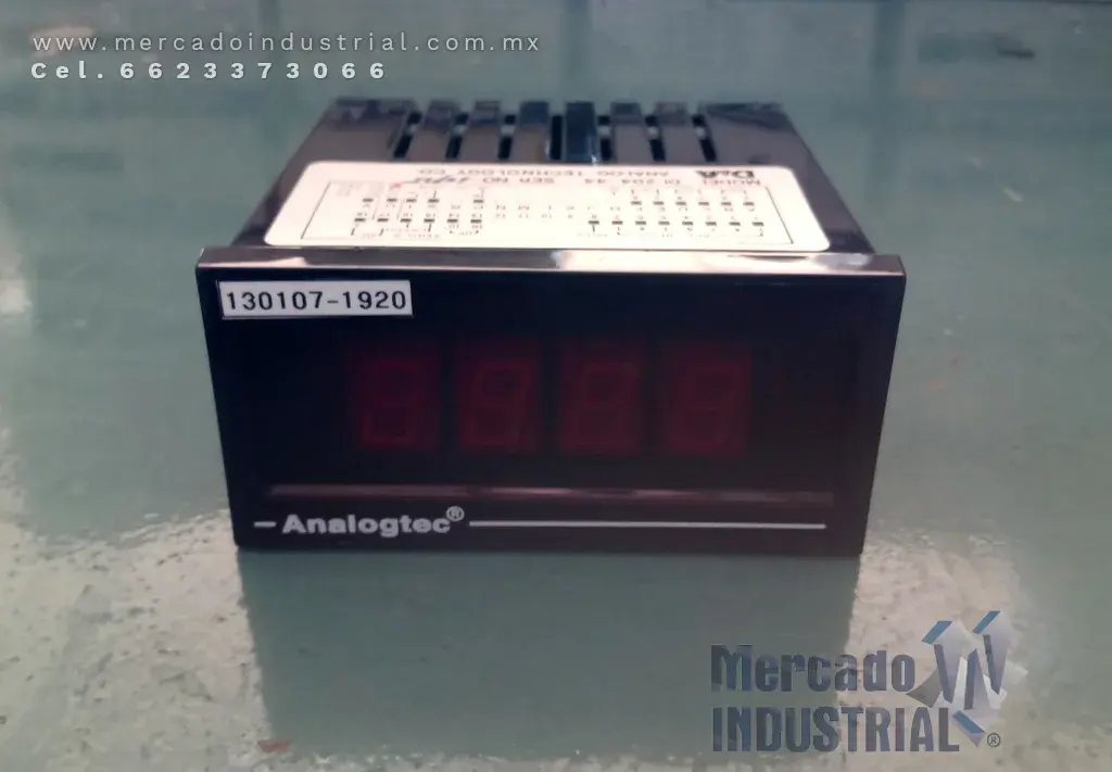 Medidor de control 1.999 Input DCV modelo DI-204-44 marca D&A Analogtec - imagen 1