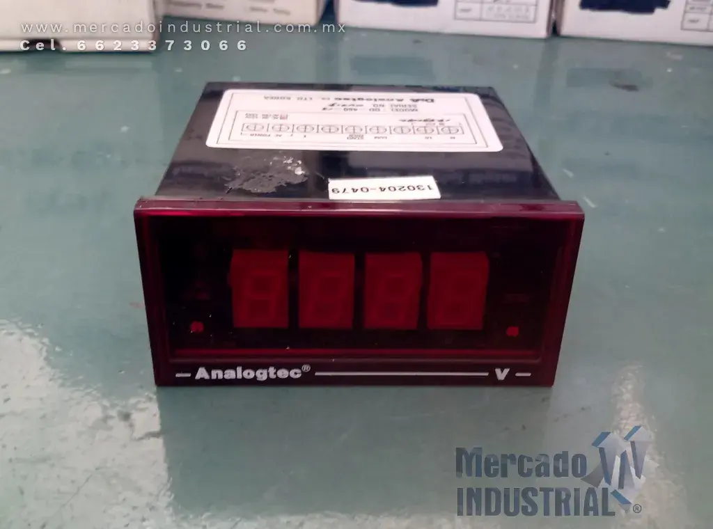 Medidor de control 19.99 input ACV modelo DD-460-13 marca D&A Analogtec - imagen 1
