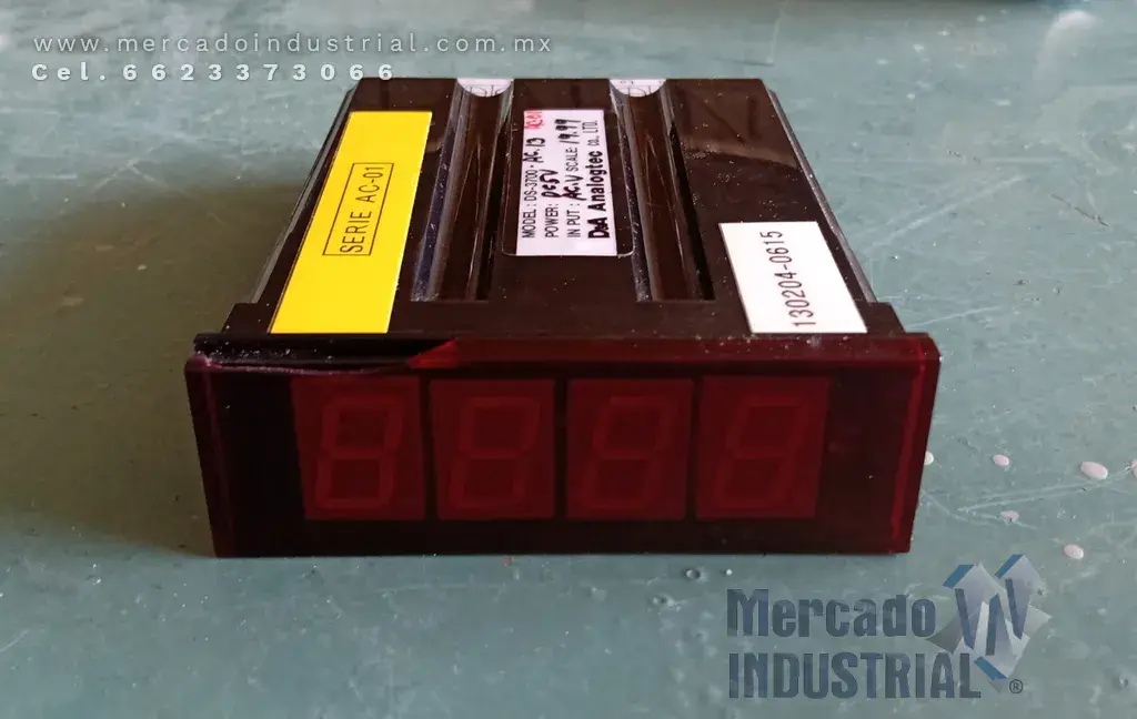 Medidor de control 19.99 input ACV modelo DS-3700-AC-13 marca D&A Analogtec - imagen 1