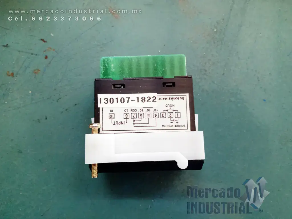 Medidor de panel digital compacto 199.9 mV modelo M4N-DV-01 marca Autonics - imagen 1