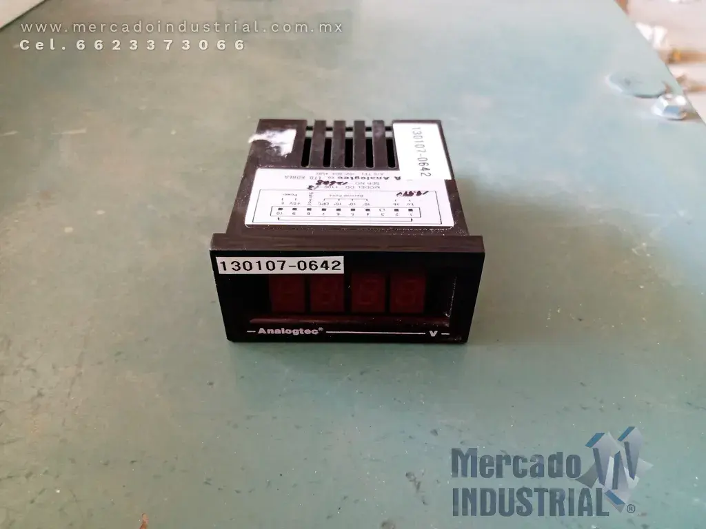 Medidor digital 1.999 DCV modelo DD-1100-13 marca D&A Analogtec - imagen 1