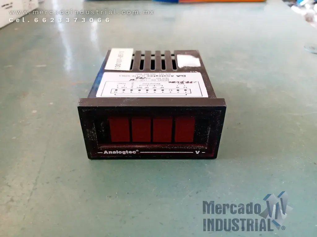 Medidor digital 199.9 DCV modelo DD-1100-14 marca D&A Analogtec - imagen 1