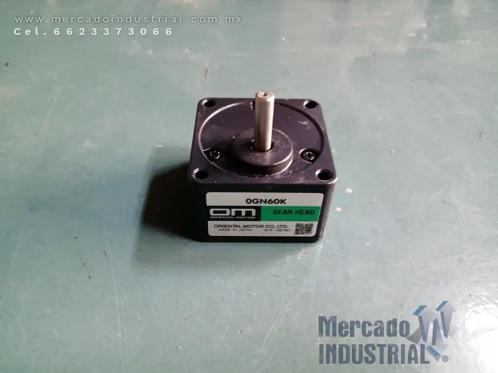 Reductor de eje paralelo relación 60:1 modelo 0GN60K marca Oriental Motor - imagen 1