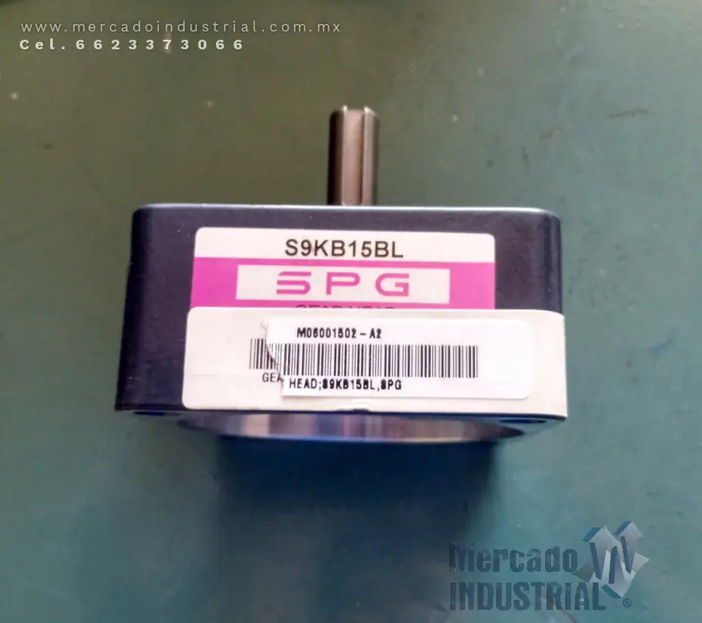 Reductor modelo S9KB15BL ratio 15:1 marca SPG - imagen 1