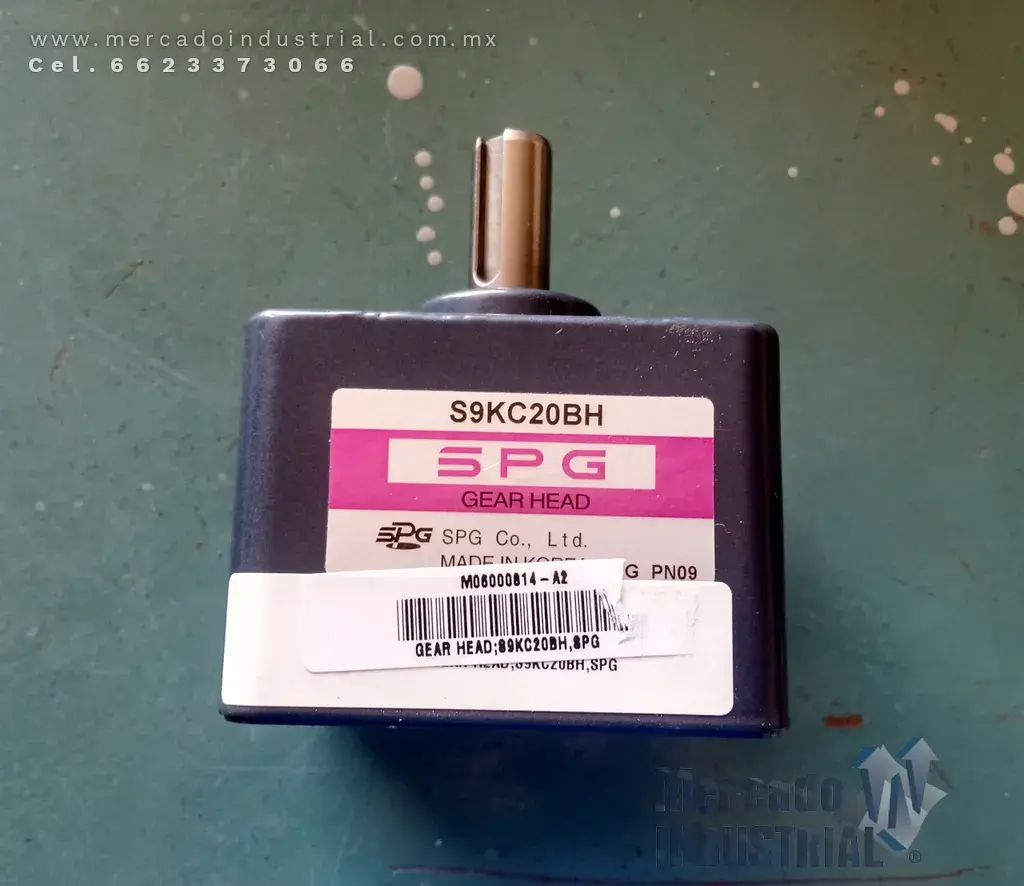 Reductor modelo S9KC20BH ratio 20:1 marca SPG - imagen 1
