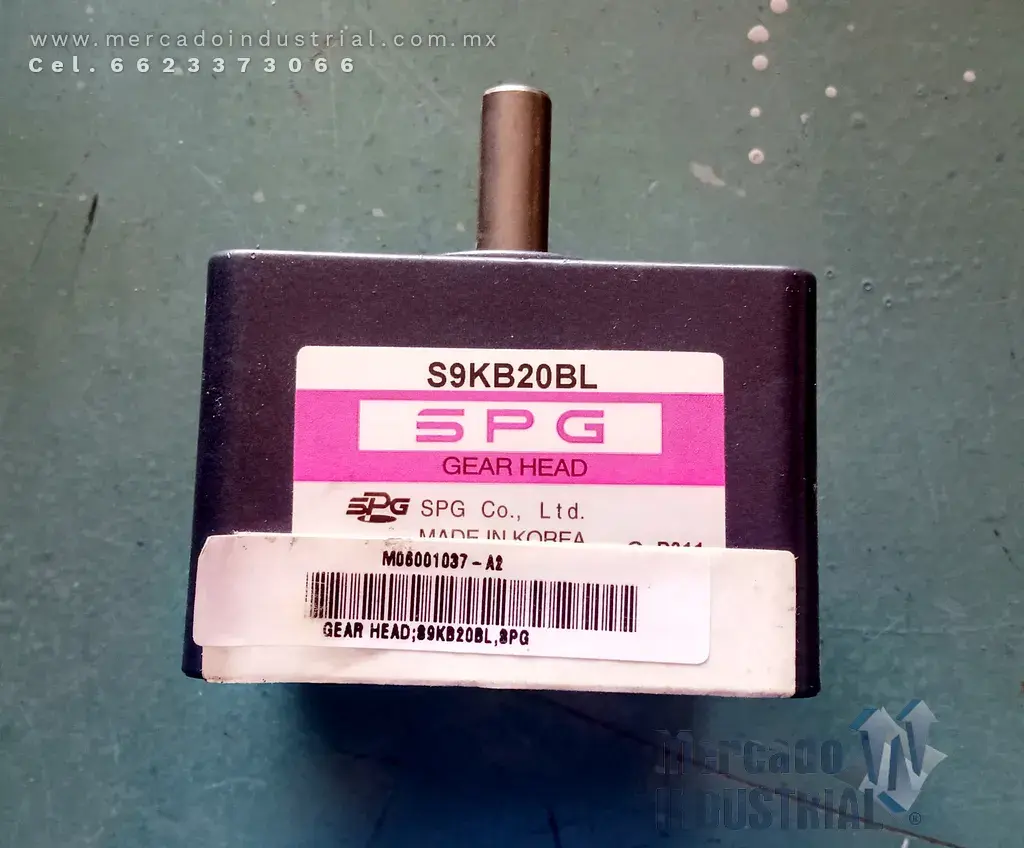 Reductor modelo S9KB20BL ratio 20:1 marca SPG - imagen 1
