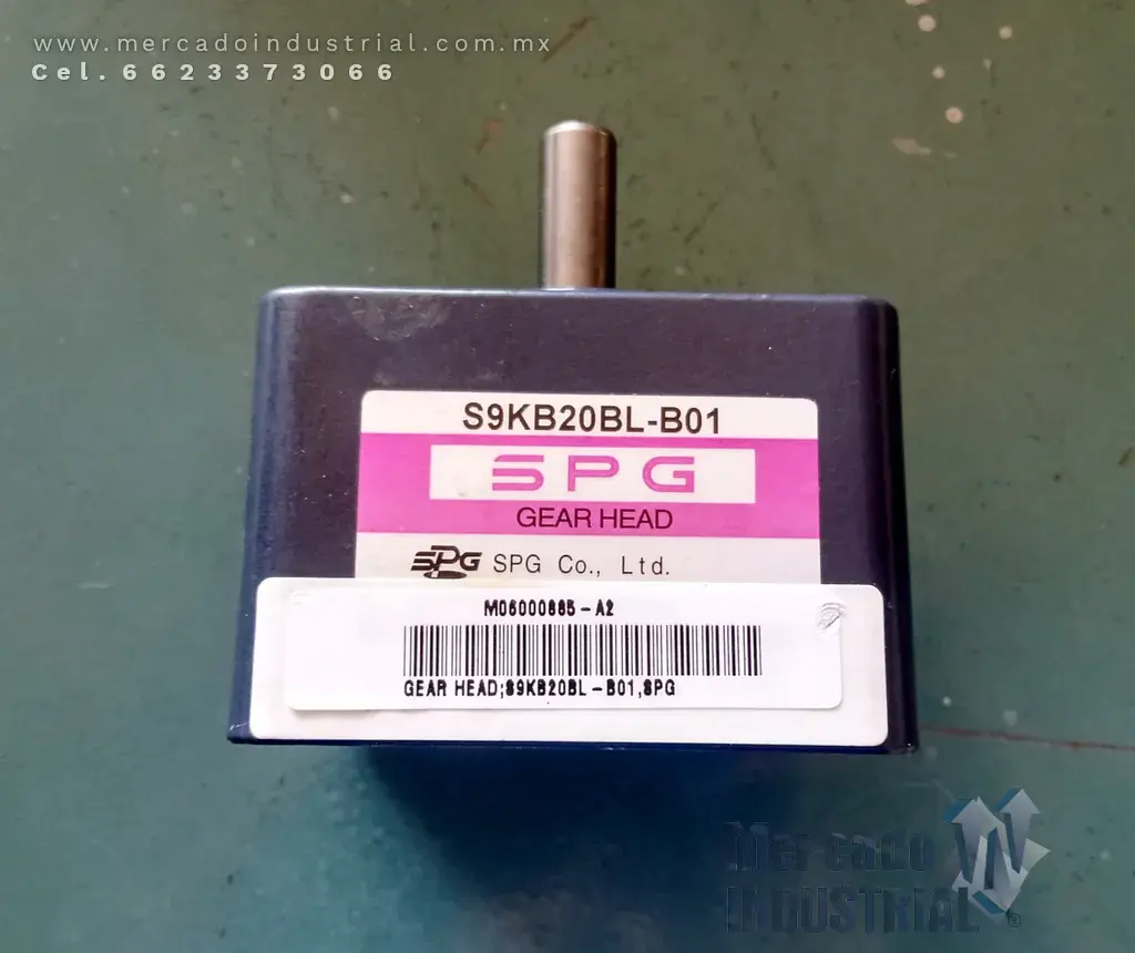 Reductor modelo S9KB20BL-B01 ratio 20:1 marca SPG - imagen 1