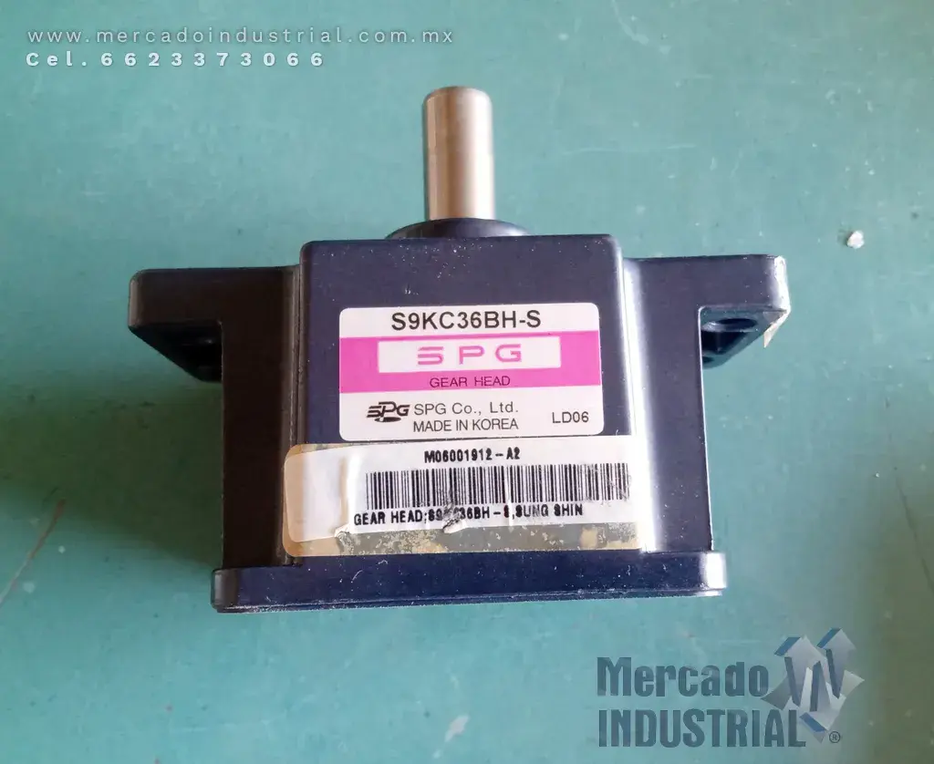 Reductor modelo S9KC36BH ratio 36:1 marca SPG - imagen 1