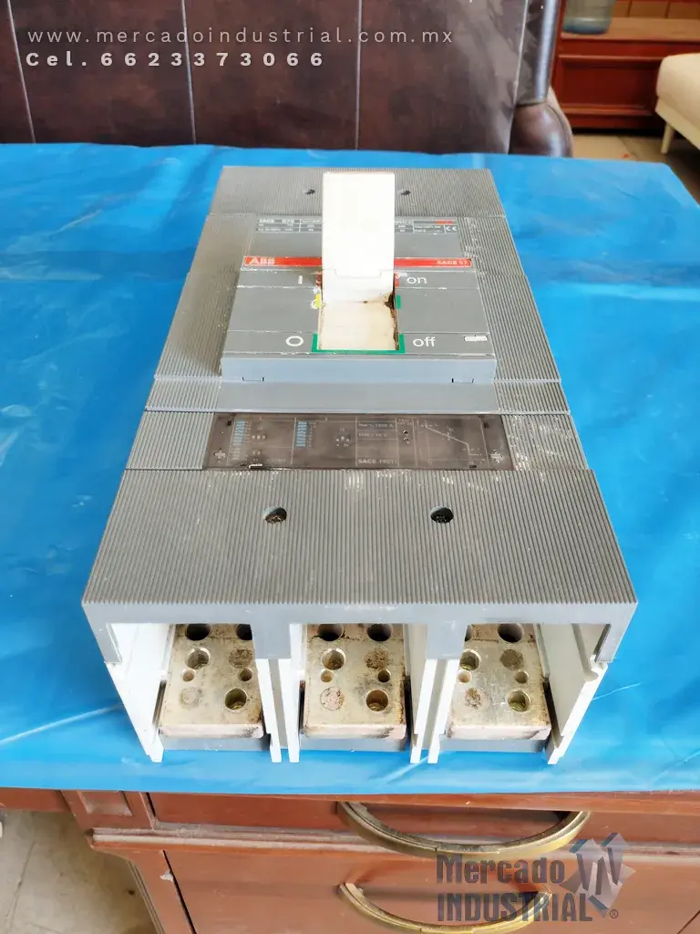Interruptor termomagnético 1250 AMP 3 polos modelo SACE S7S marca ABB - imagen 1