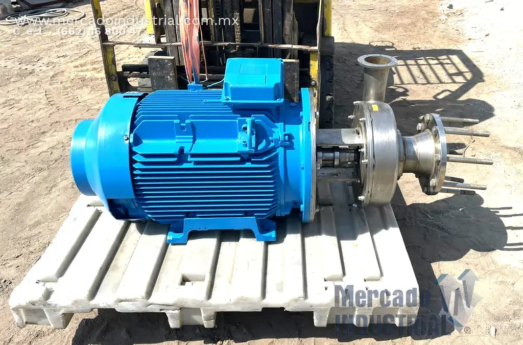 Bomba centrífuga 8x4" con motor de 100 HP - imagen 1
