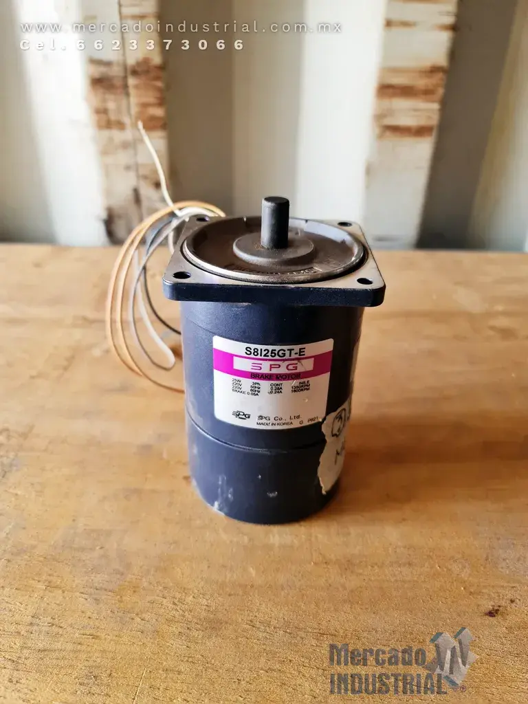 Motor de freno 1/30 HP modelo S8I25GT-E marca SPG - imagen 1