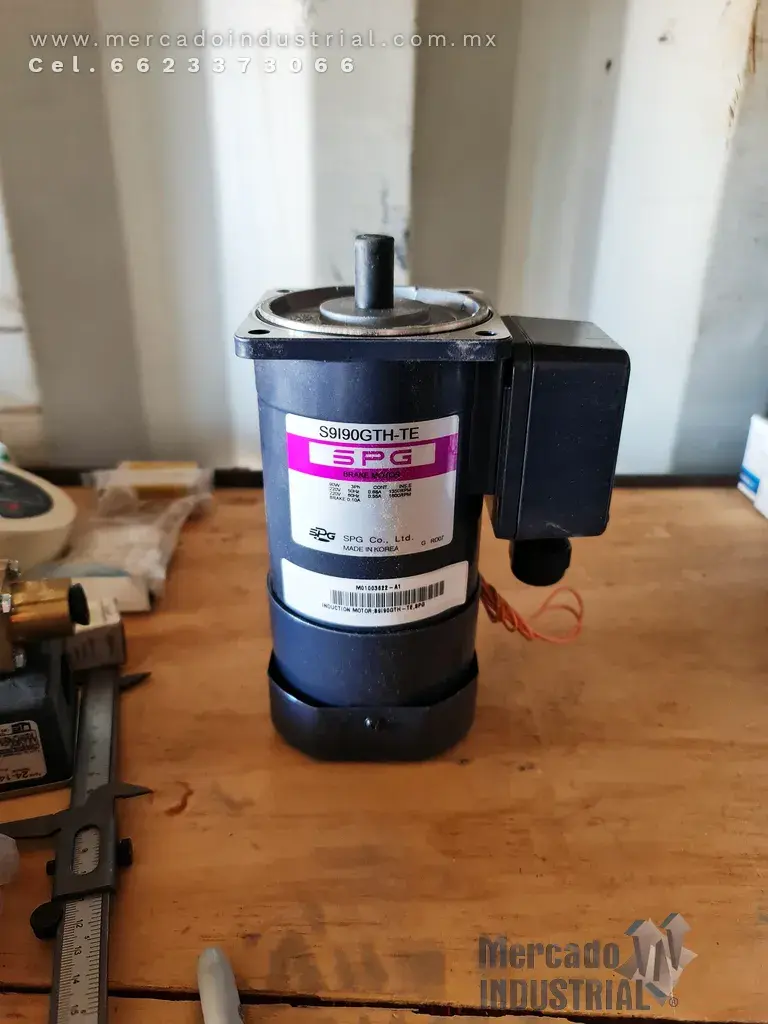 Motor de inducción 1/8 HP modelo S9I90GTH-TE marca SPG - imagen 1