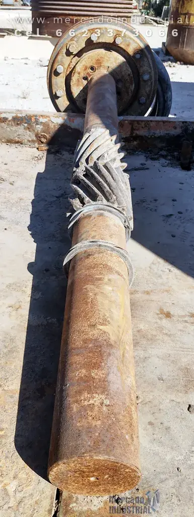Contra flecha para molino de bolas de 15 dientes de 1.86 m de largo - imagen 1