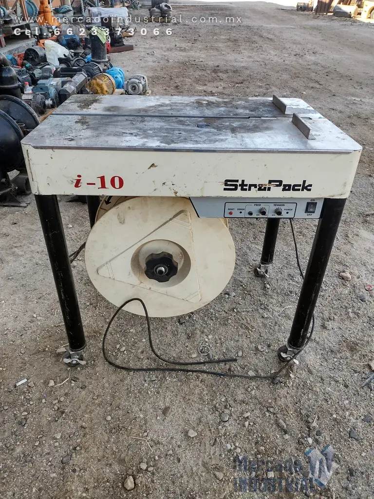 Máquina flejadora semiautomática de Strapack - imagen 1
