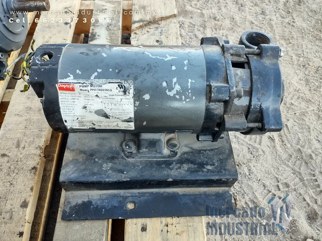 Motobomba centrifuga de 2" X 1 1/2" marca Dayton - imagen 1