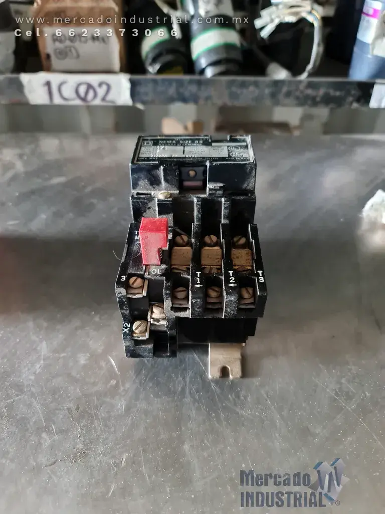 Arrancador NEMA 00 600 VAC marca SQUARE D - imagen 1